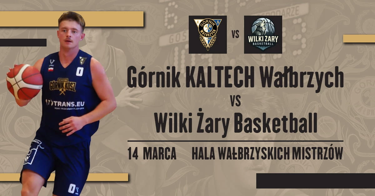 Górnik Kaltech Wałbrzych vs Wilki Żary Basketball